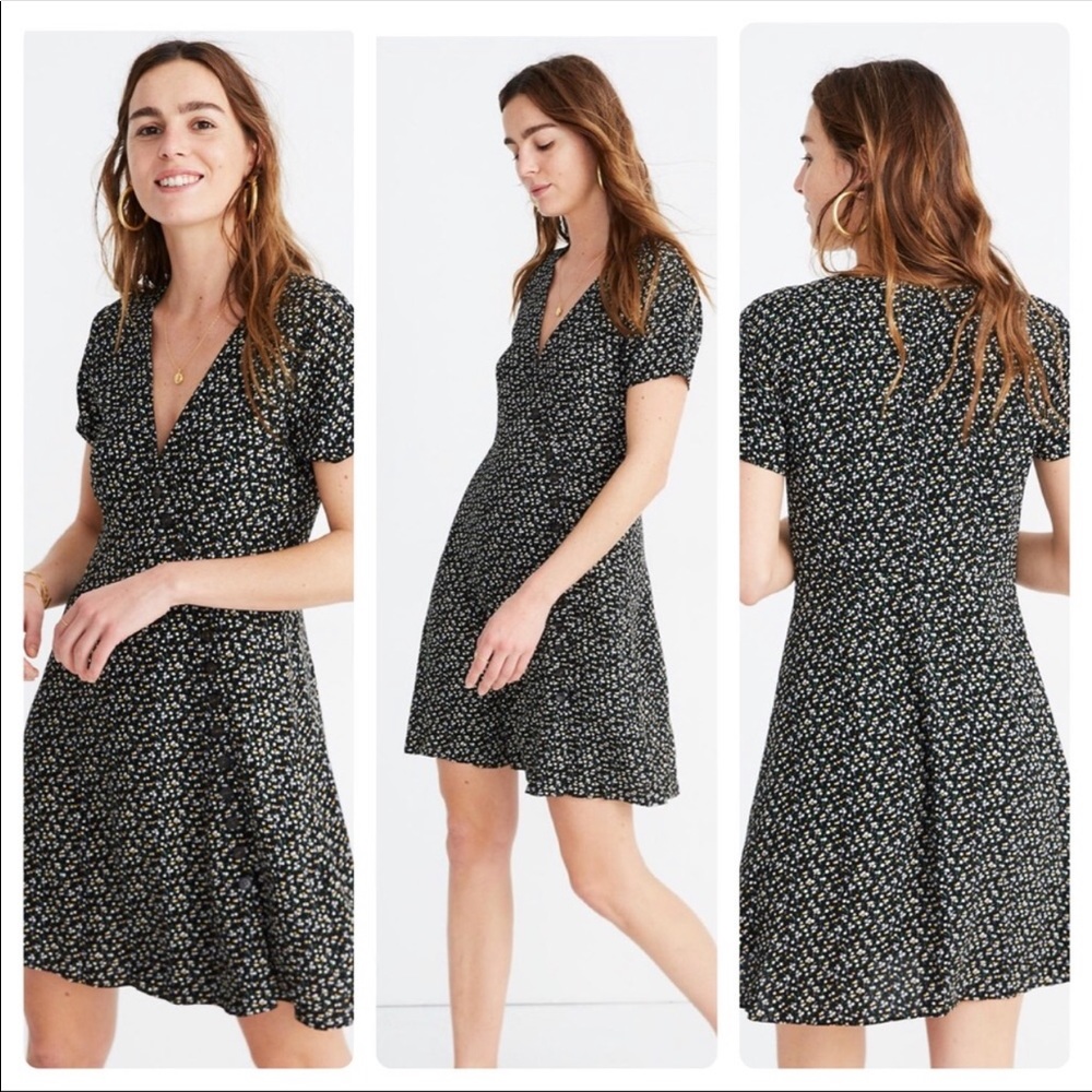 Madewell Button Wrap Dress